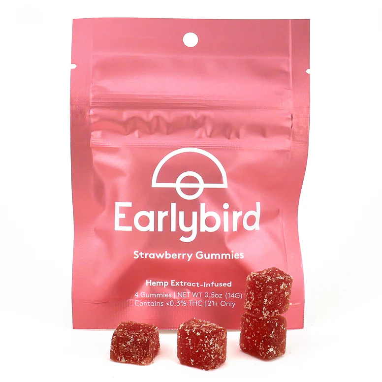 Strawberry Gummies 4ct Early bird - Smoke ATX 