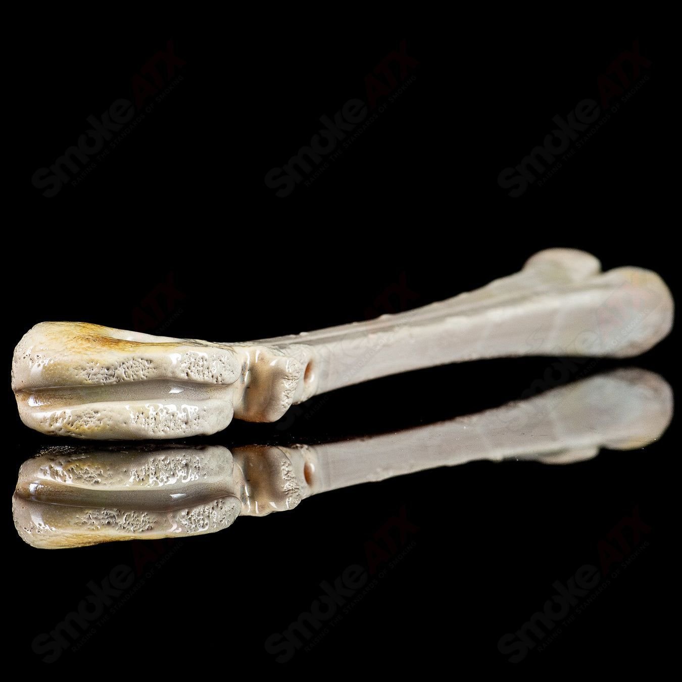 Bone Pipe Grime Glass - Smoke ATX