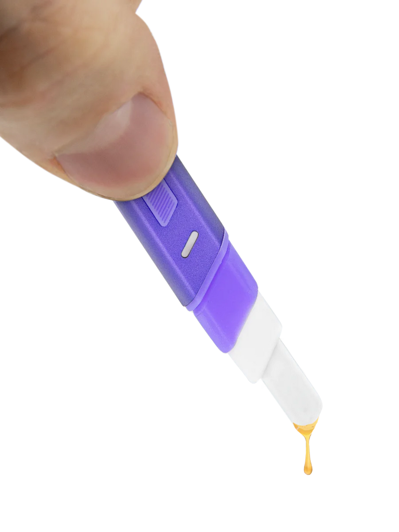 Gemstoned Blurple Hot Knife Loading Tool Puffco - Smoke ATX 