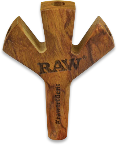 Trident Wooden Cigarette Holder RAW - Smoke ATX 