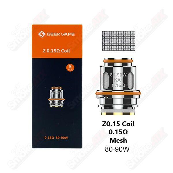 5 PCS Zeus Z0.15 Mesh Coil Geek Vape - Smoke ATX 
