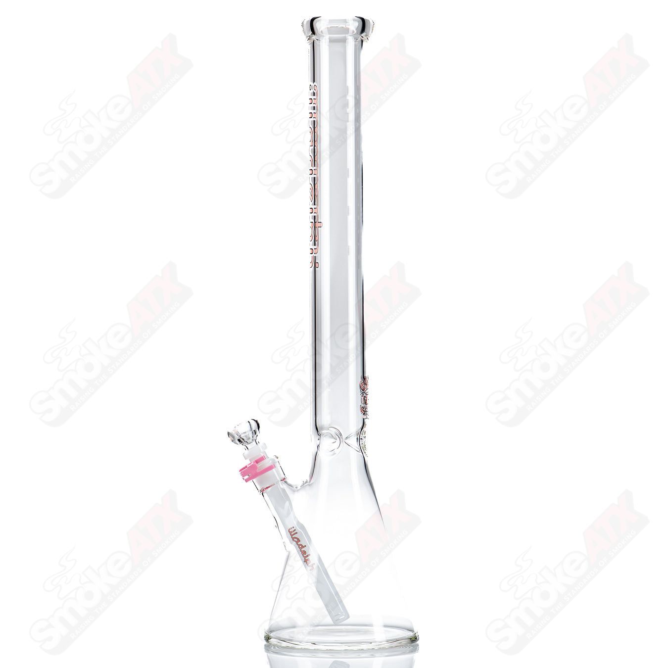 21" Tall Beaker (Pink) Illadelph - Smoke ATX 
