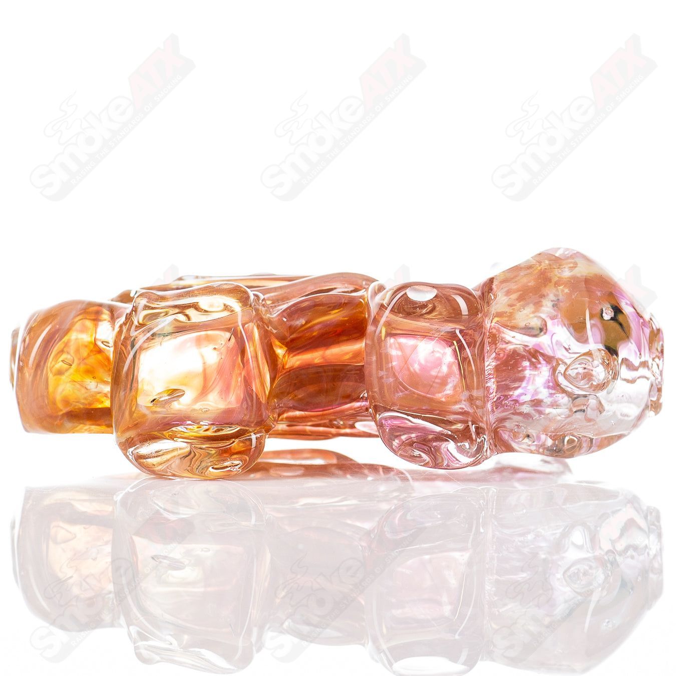 Buffalo Totem (Slag Blood) Pipe Glass by Nobody - Smoke ATX