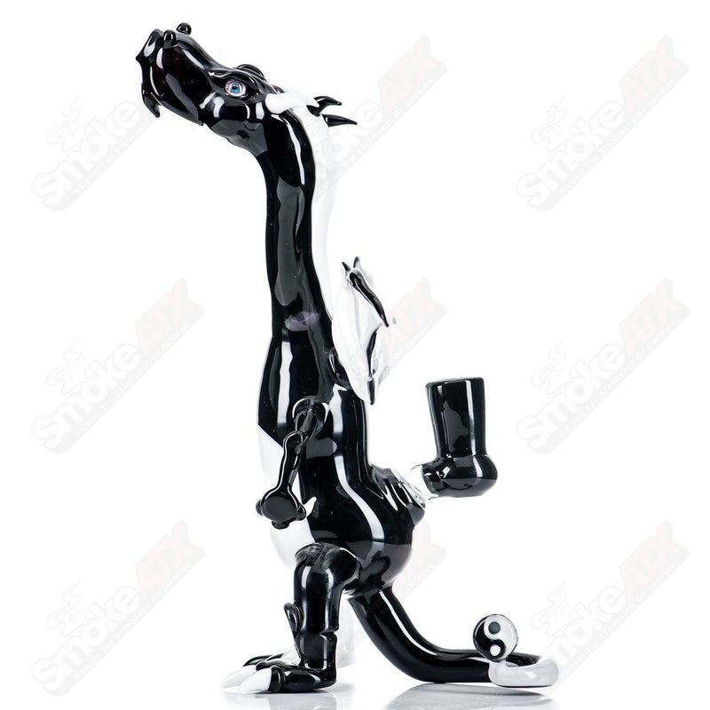 Double Headed Dragon Hendy Glass - Smoke ATX 