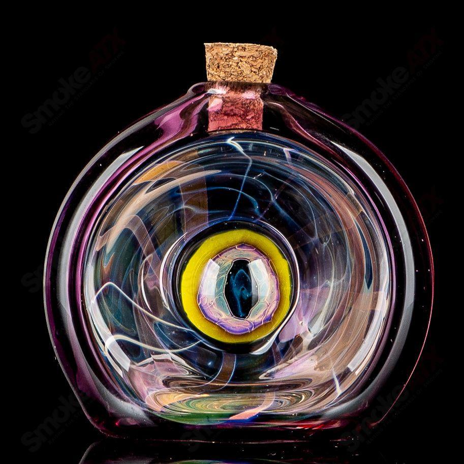 Dragon Eye Fumed Rig Set King Leo Glass - Smoke ATX