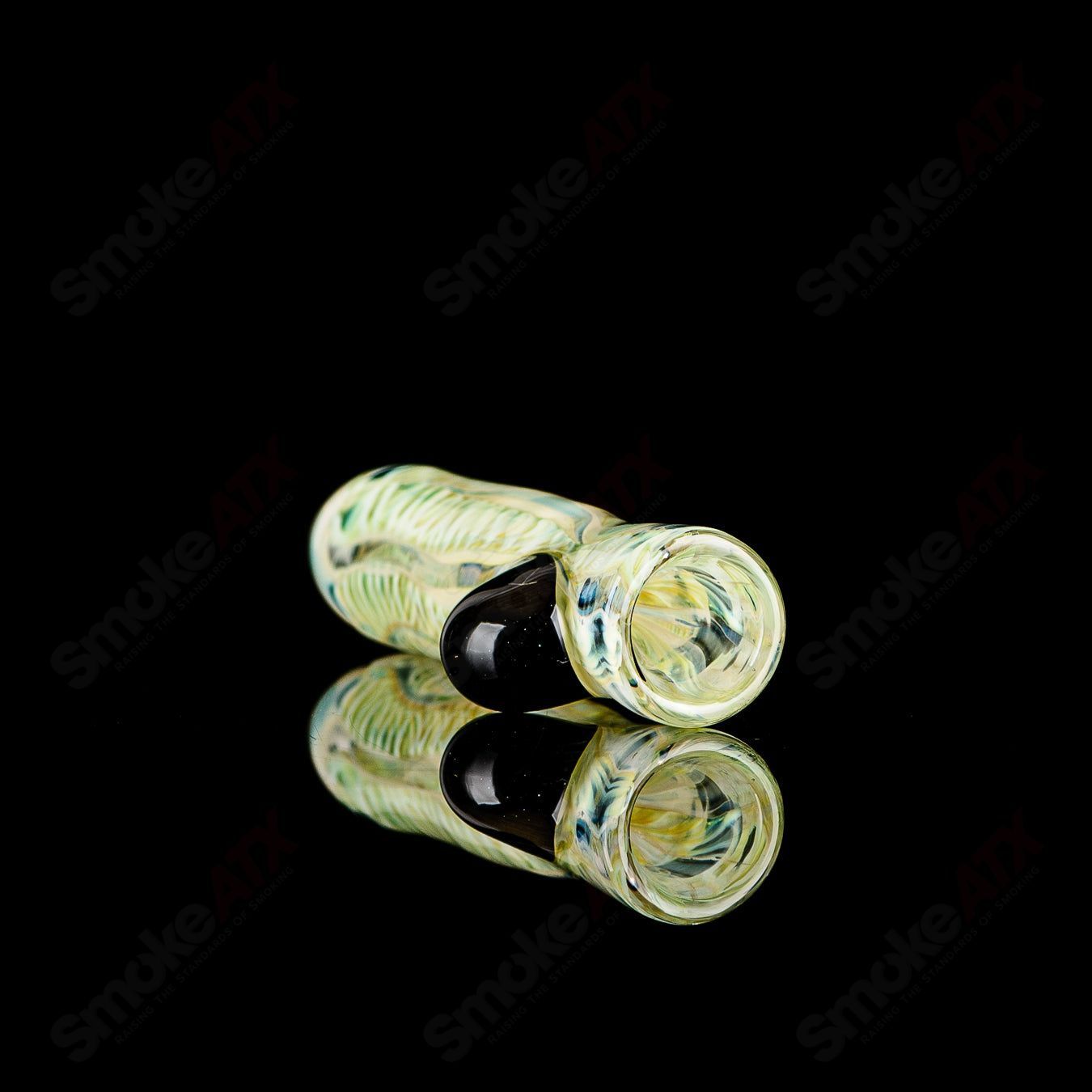 #5 I/O Worked Chillum Signed - JMK Glass - Smoke ATX