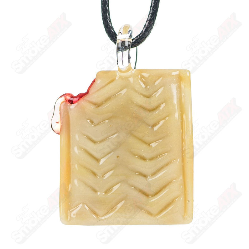 White Icing Pop Tart Pendant Renee Patula - Smoke ATX