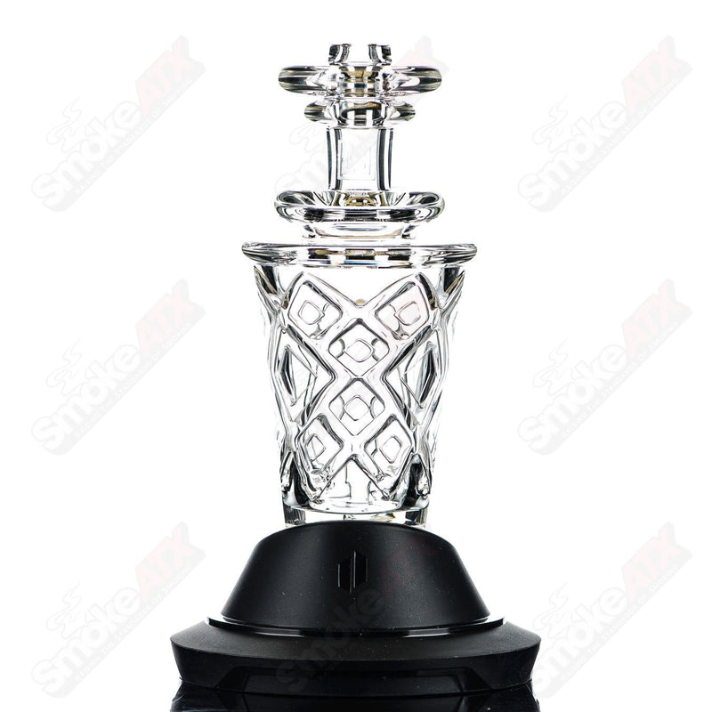 Clear Reverse Beaker (Pineapple No.1) Peak Pro Top Avant Garde Glass - Smoke ATX