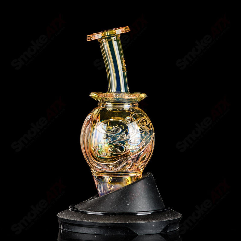 Fumed Orb (No.1 w/ COA) Peak Pro Top Avant Garde Glass - Smoke ATX