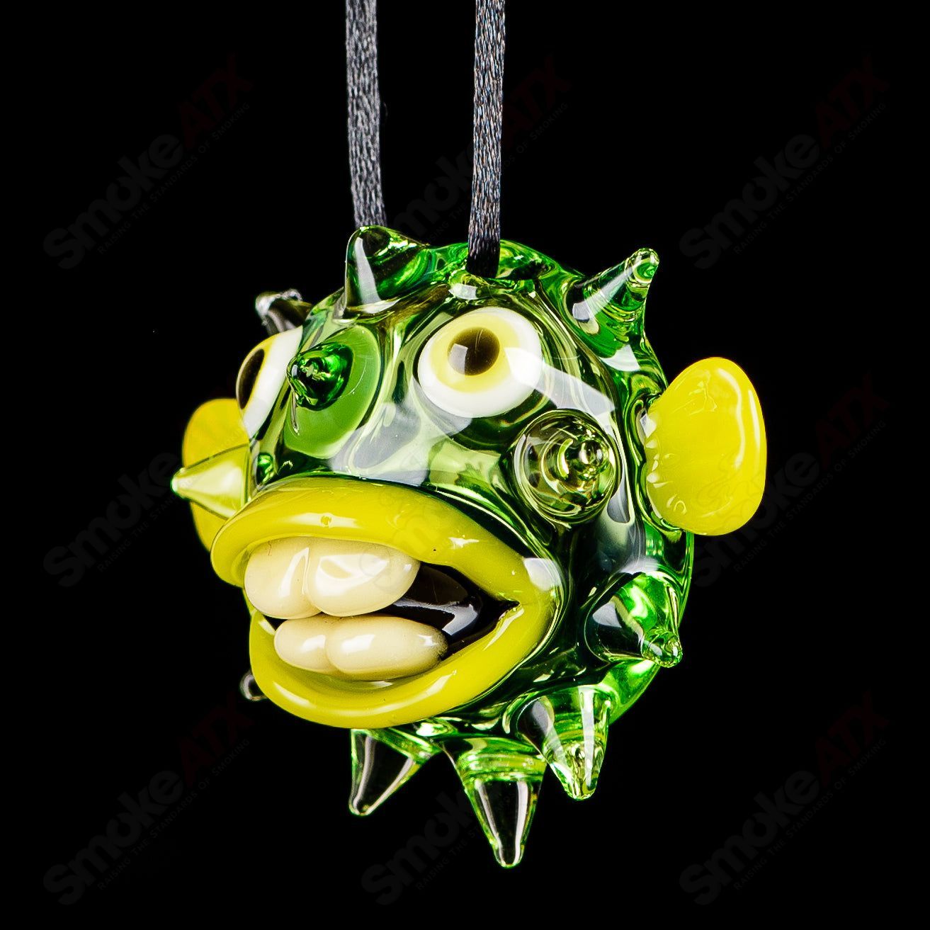 #2 Puffer Pendant Chadd Lacy Glass - Smoke ATX