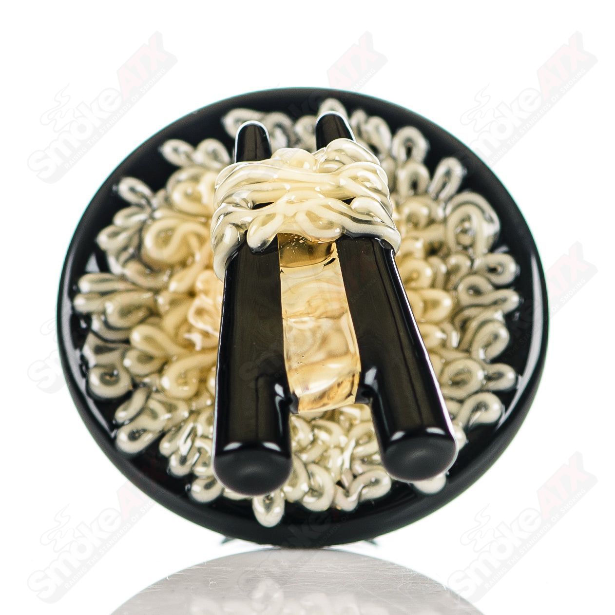 #4 Noodle Slurper Set Dojo Glass - Smoke ATX
