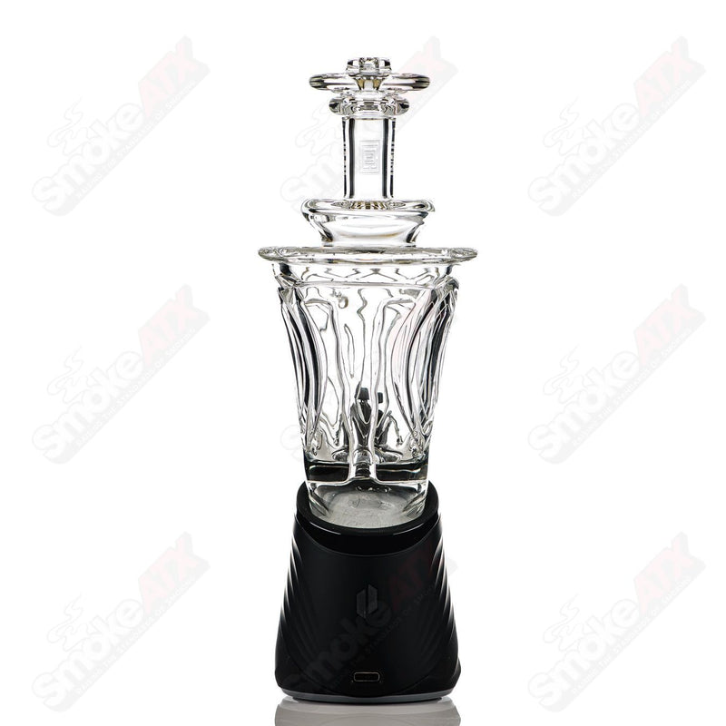 Clear Reverse Beaker Peak Pro Top Avant Garde Glass - Smoke ATX