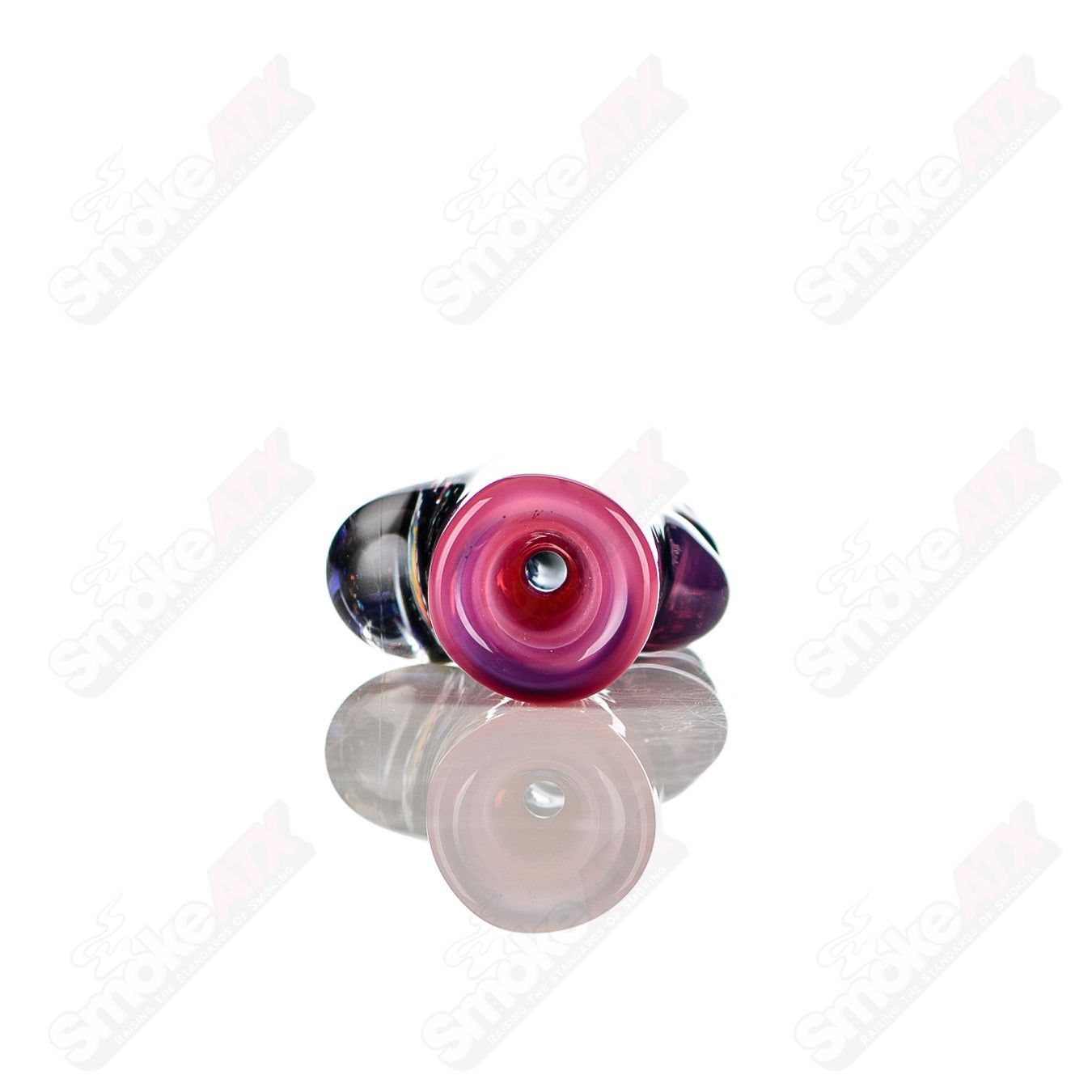 Black Crushed Opal Chillum with Milli Accent Jeremy from Oregon - Smoke ATX