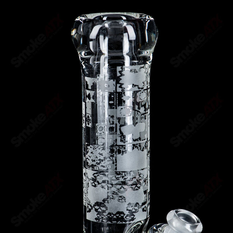 10mm Blasted Mini Bell Beaker By Crunklestein x Terroir - Smoke ATX 
