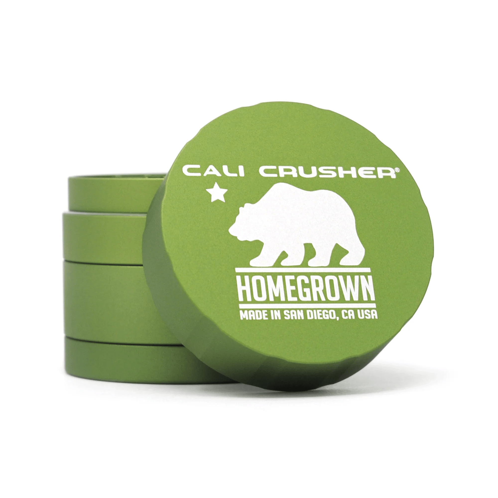 Cali Crusher 4pc Homegrown Green - Smoke ATX