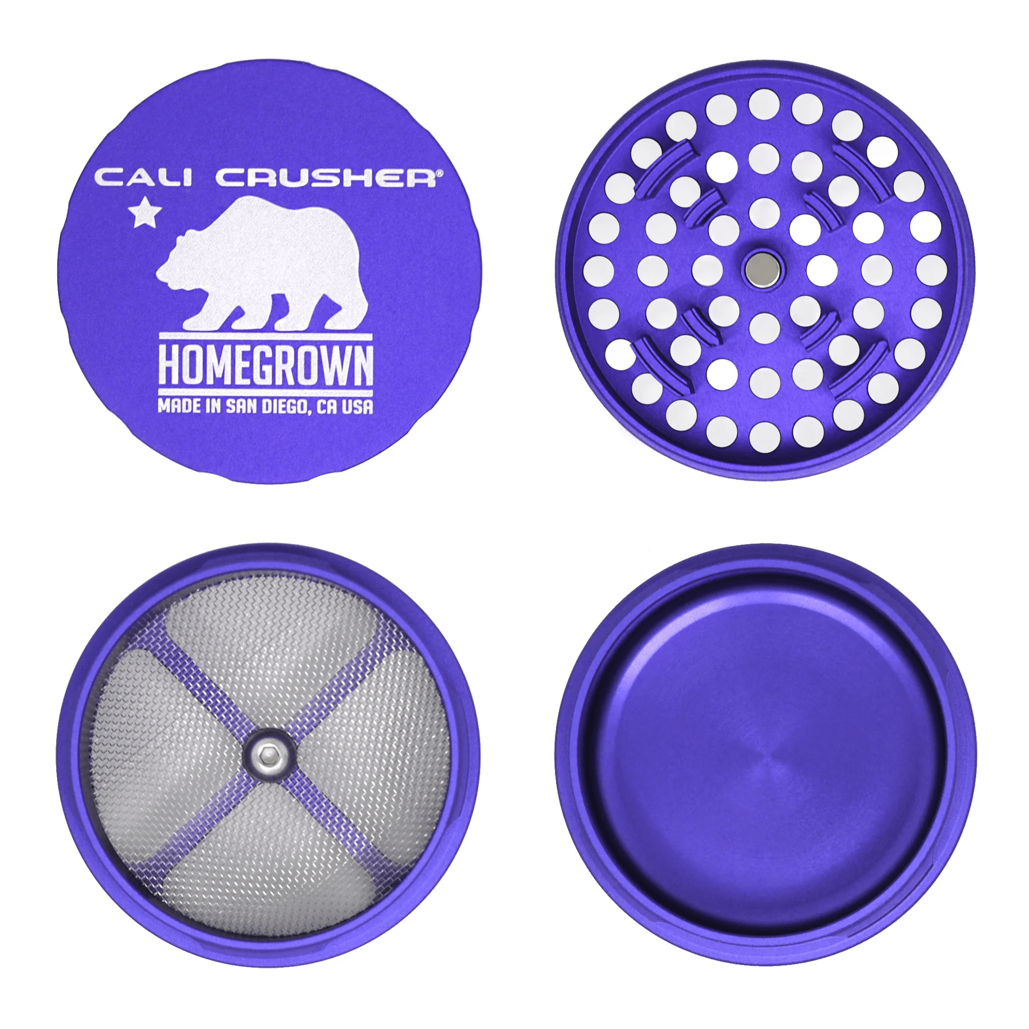 Cali Crusher 4pc Homegrown Purple - Smoke ATX