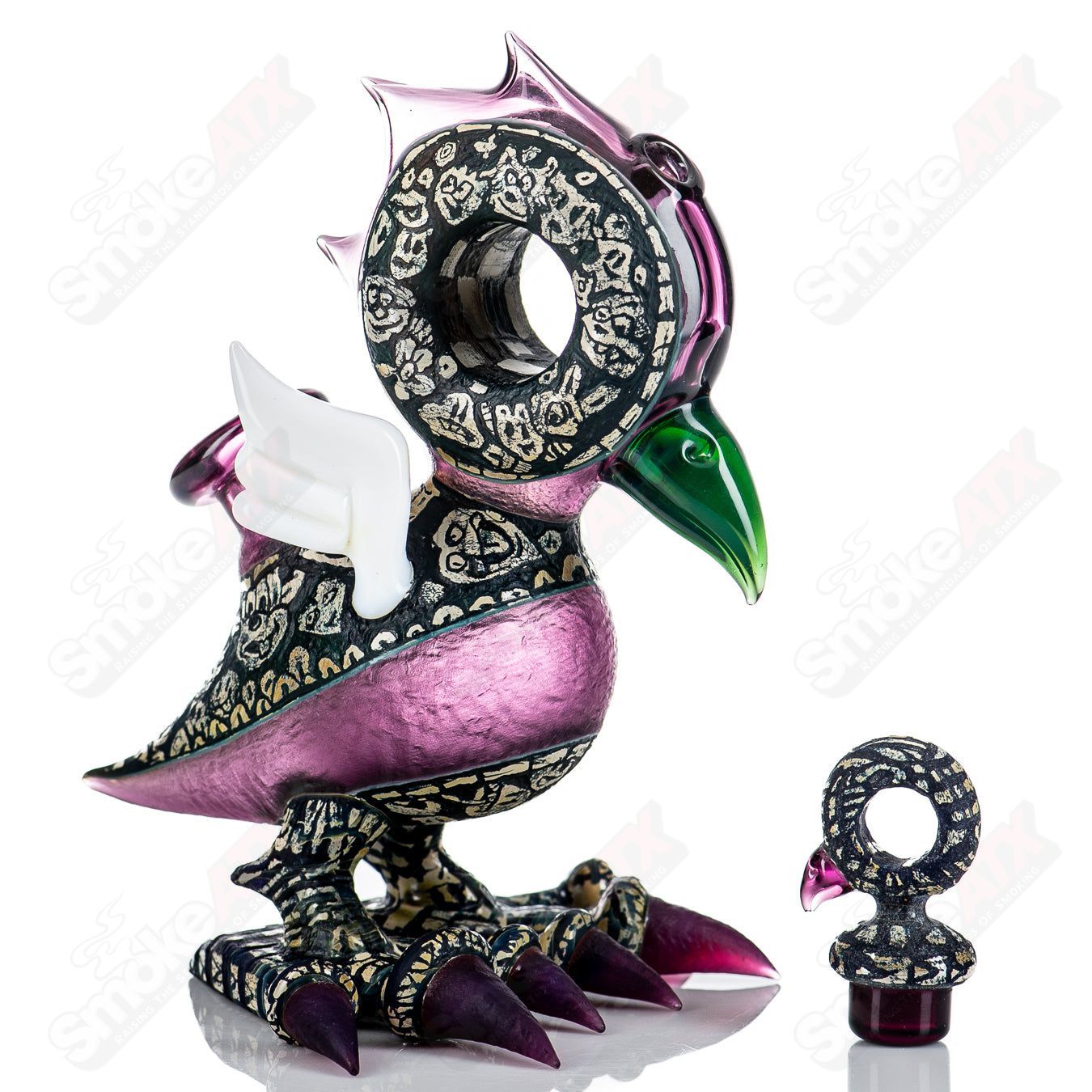 Calmbo X Trevy Metal Stand Up Bird - Smoke ATX