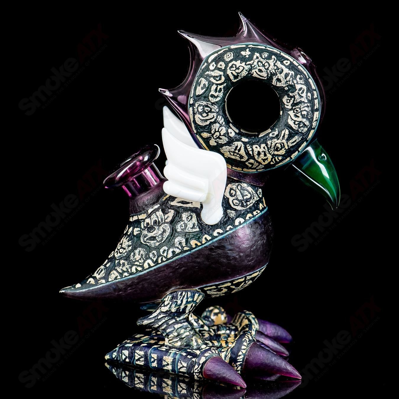 Calmbo X Trevy Metal Stand Up Bird - Smoke ATX