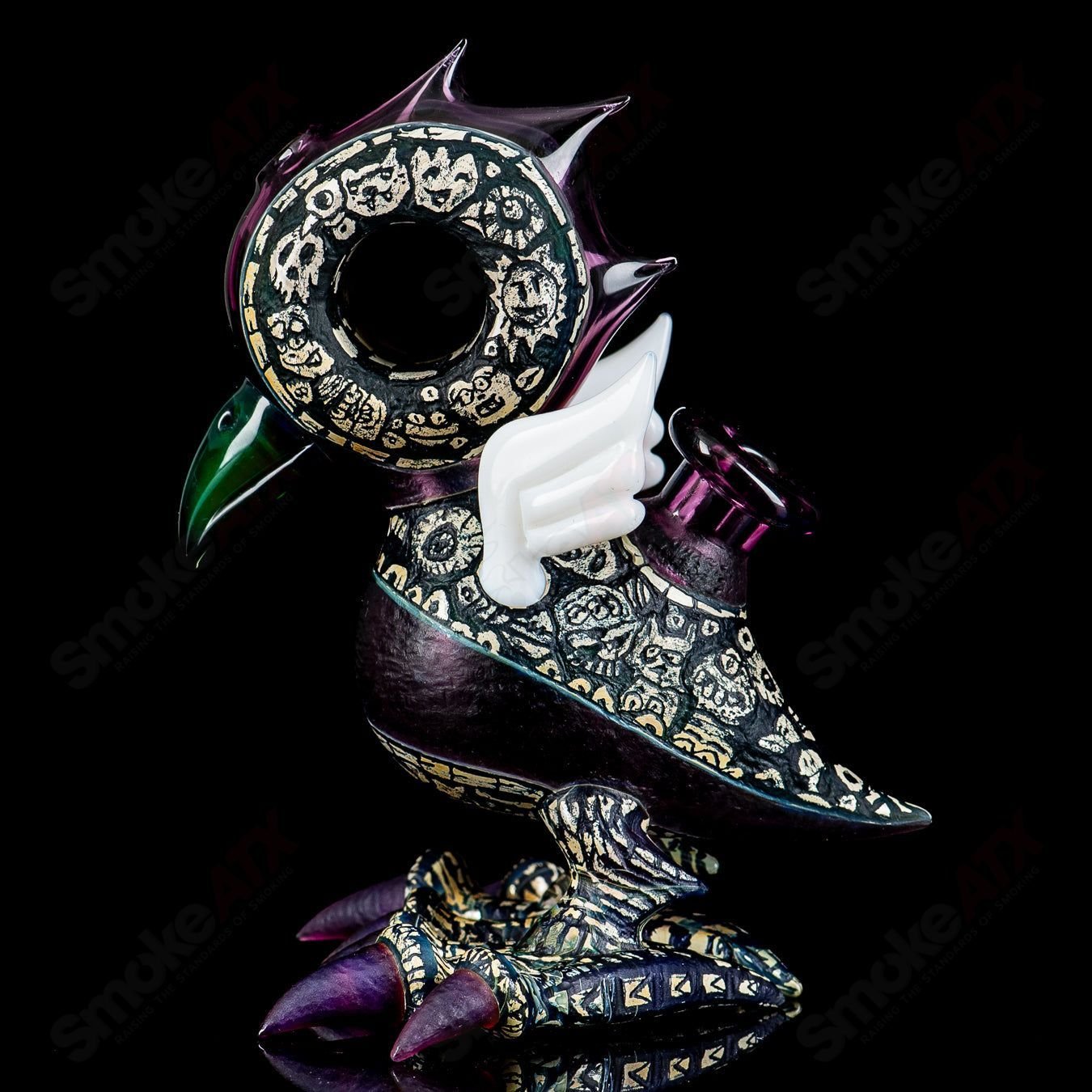 Calmbo X Trevy Metal Stand Up Bird - Smoke ATX