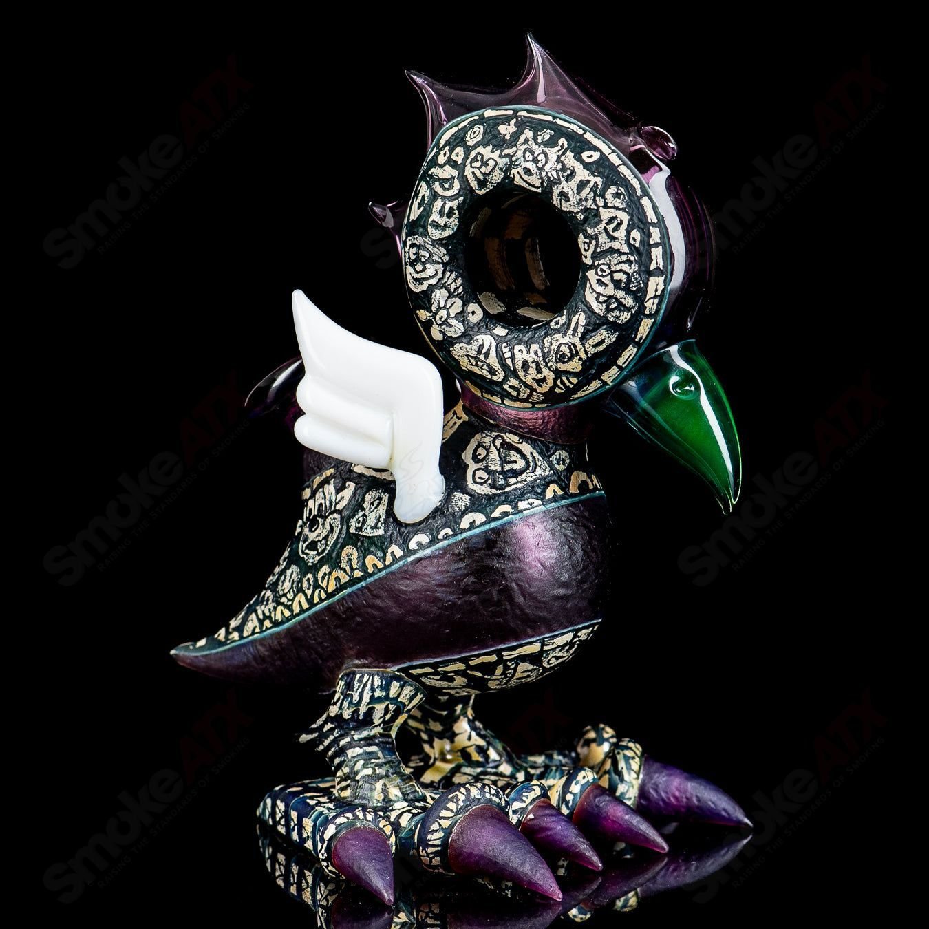 Calmbo X Trevy Metal Stand Up Bird - Smoke ATX