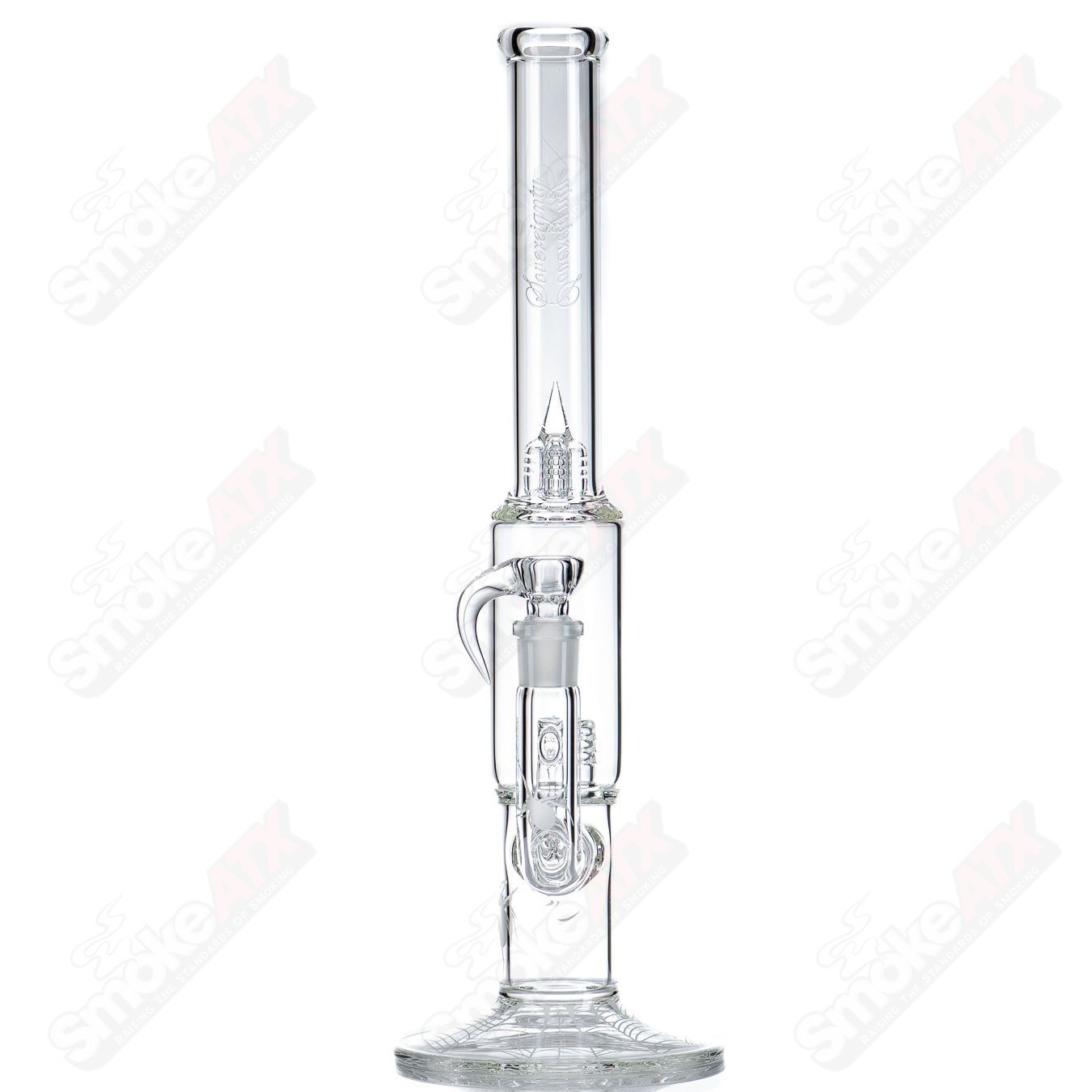 Cap Cycler DG Gline Clear w/ 38mm neck & Splashguard & Halloween pattern Sovereignty - Smoke ATX