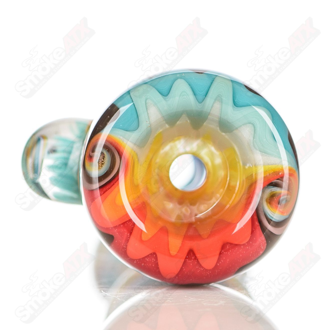 #13 Wig Wag Chillum Katy Wright Glass - Smoke ATX