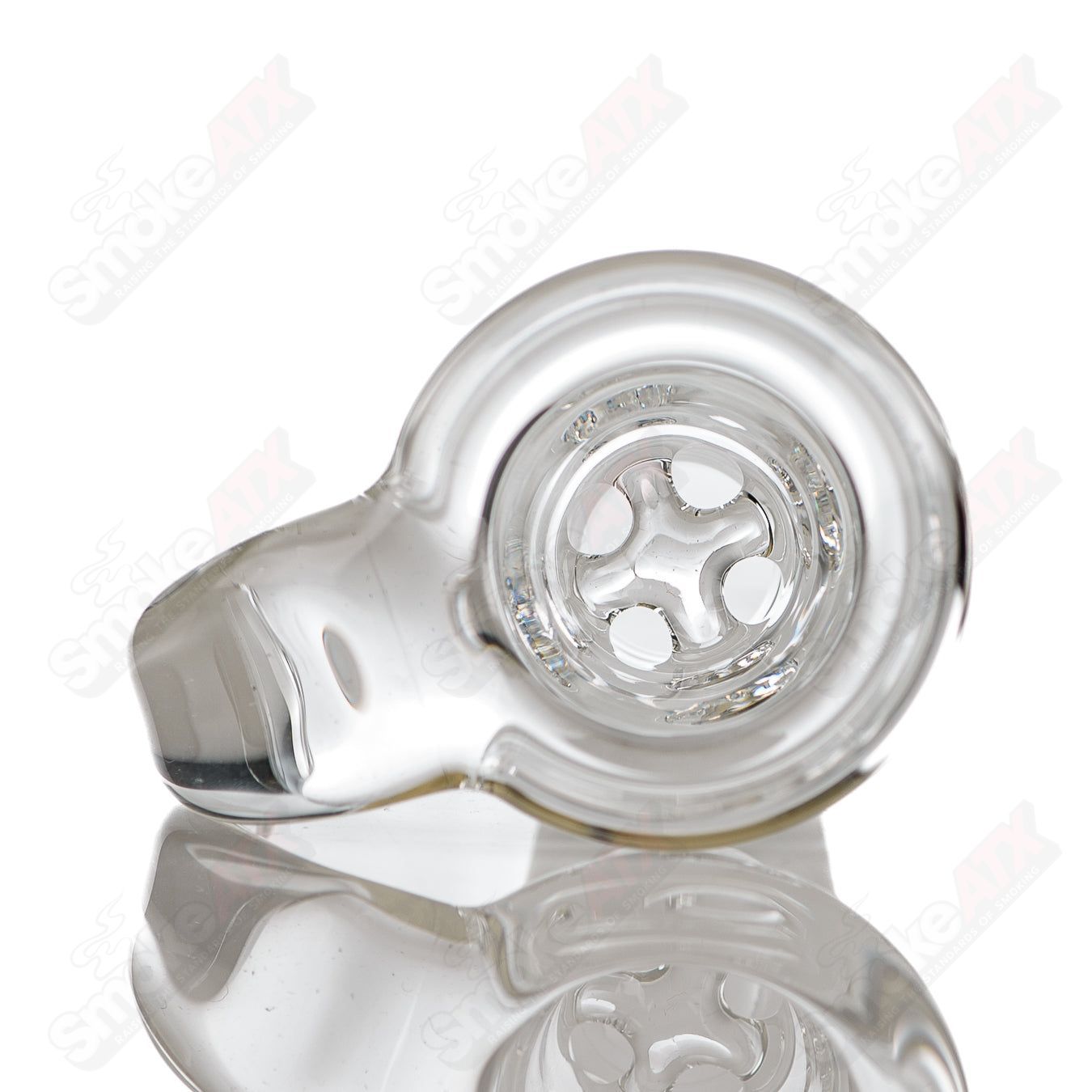 15in Clear Puck Perc Tube SPG - Smoke ATX
