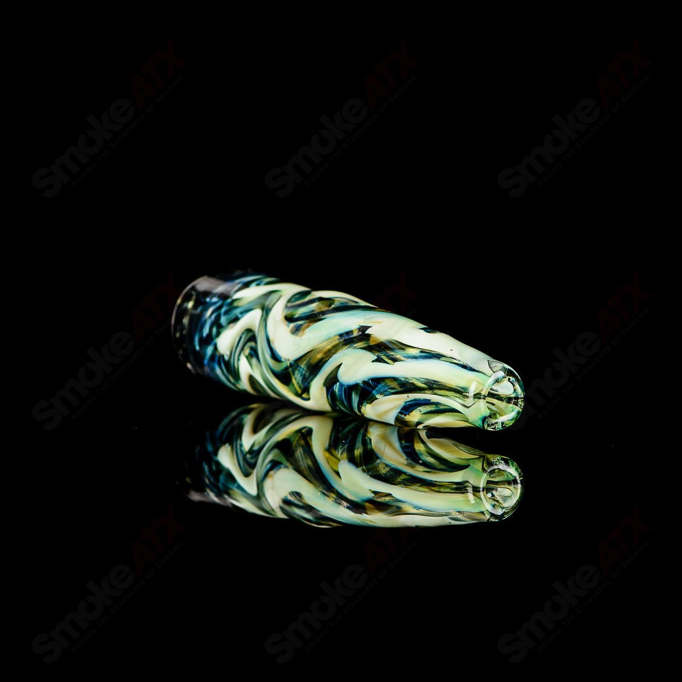 #10 I/O Worked Chillum Signed - JMK Glass - Smoke ATX