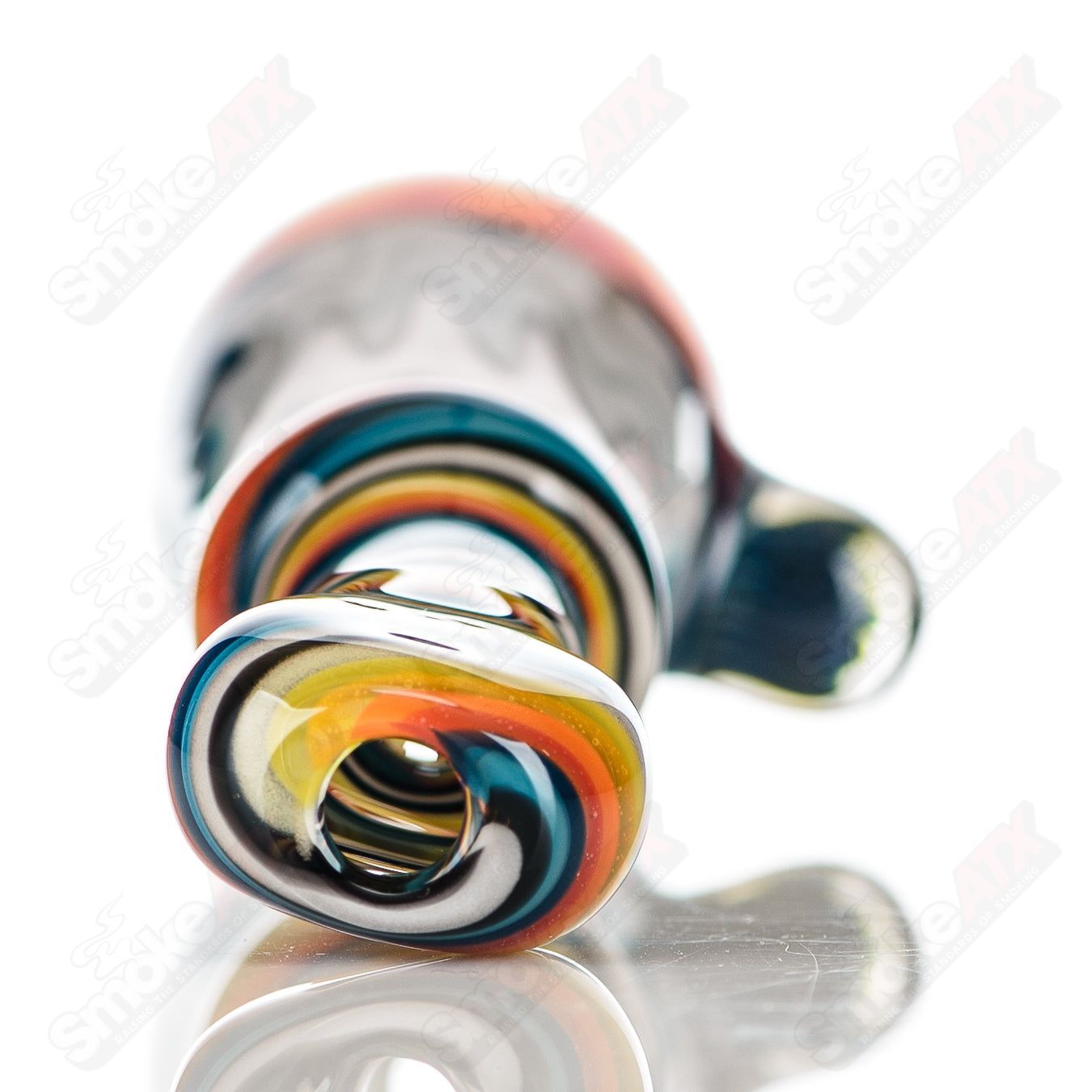 #4 Wig Wag Chillum Katy Wright Glass - Smoke ATX
