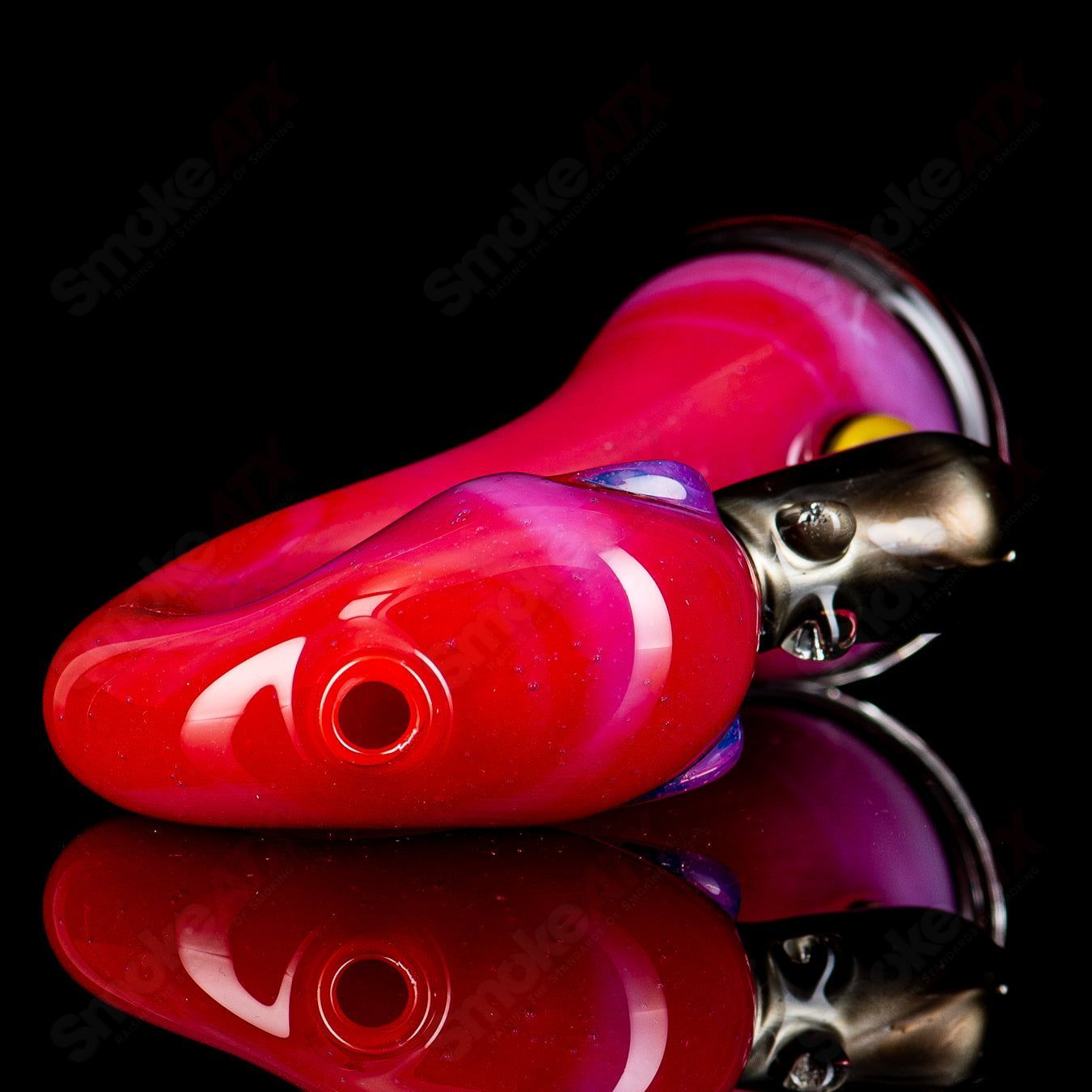 Flamingo Puffco Dry Top Burtoni Glass #2 - Smoke ATX 