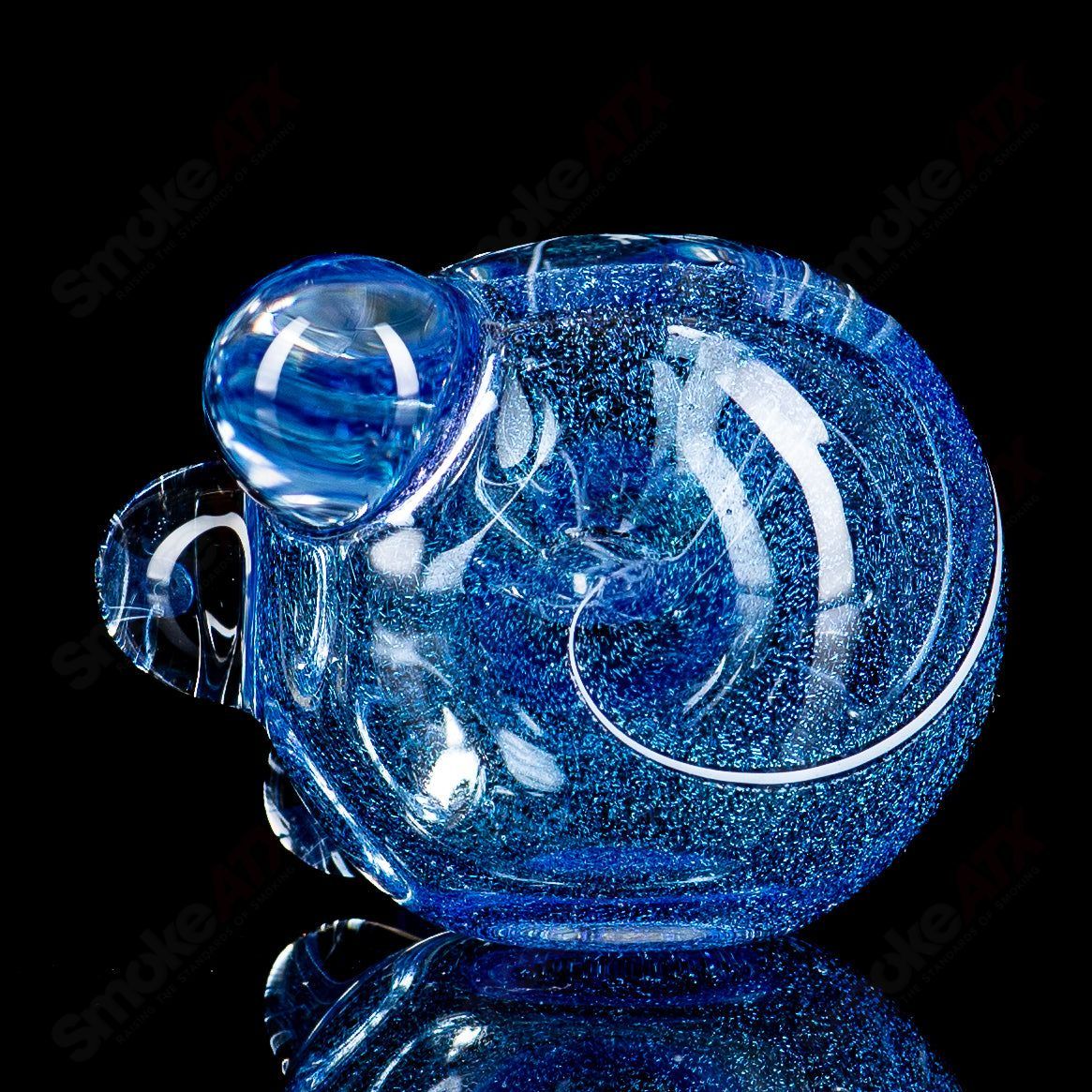 #1 Medium Dichro Spoon (Over Cobalt) by SPG - Smoke ATX