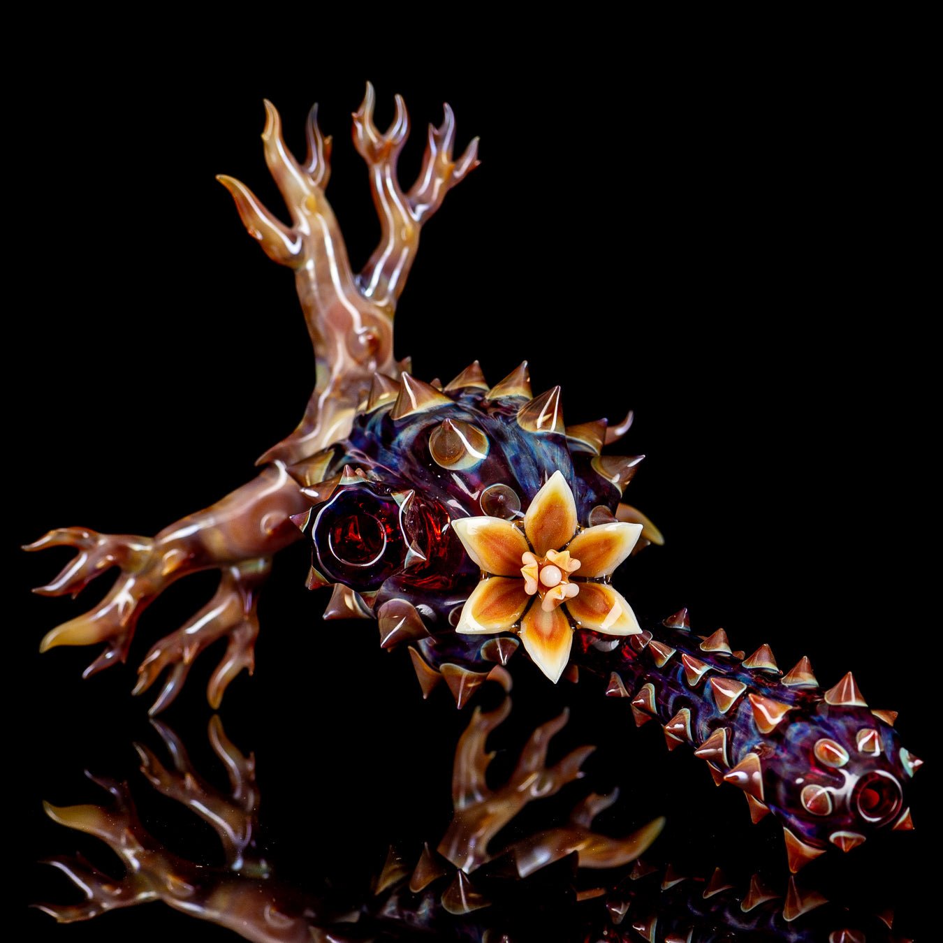 Chaiactita (Green 23) Unparalleled Glass - Smoke ATX