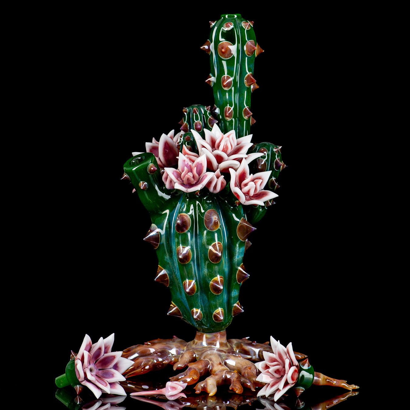 Chaiactita (Green 26) Unparalleled Glass - Smoke ATX