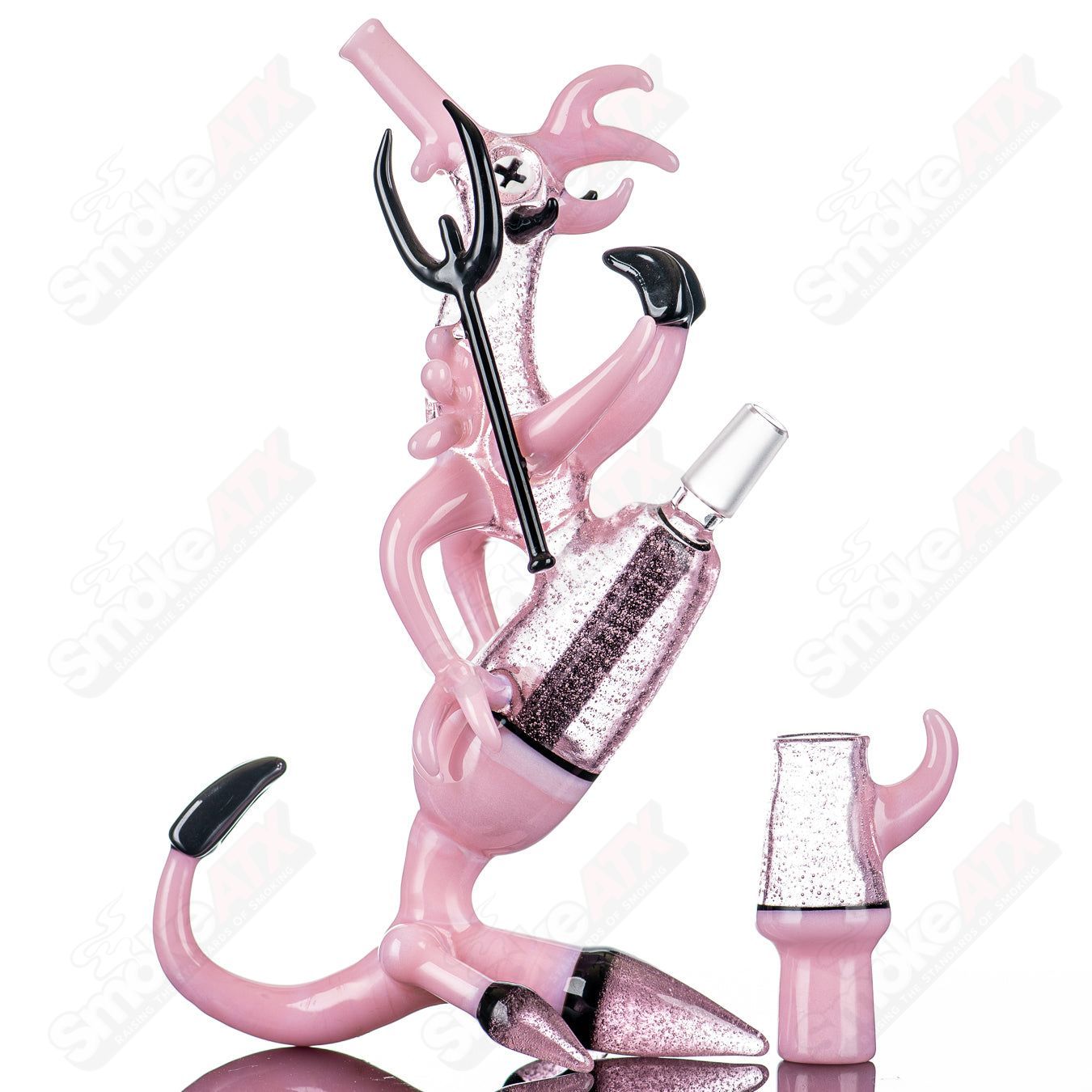 Chicken Rig (Pink Devil) JOP Glass - Smoke ATX