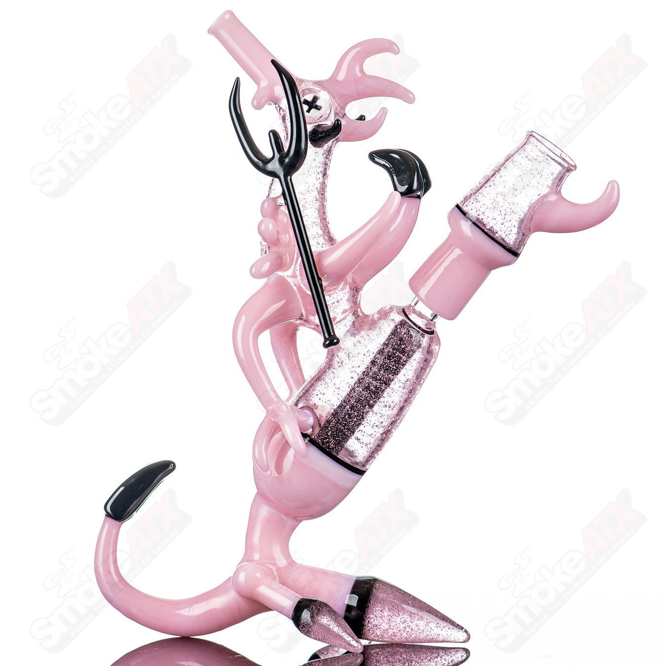 Chicken Rig (Pink Devil) JOP Glass - Smoke ATX