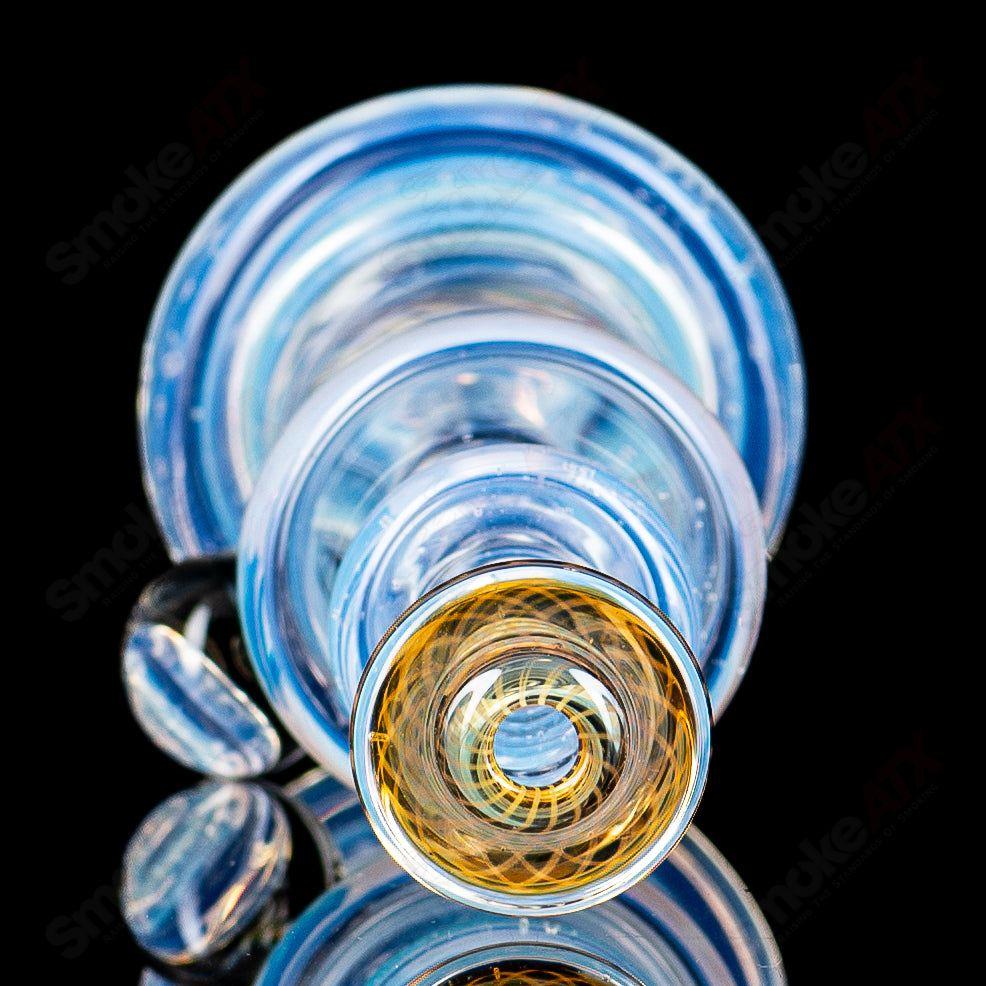 Moonstone Puffco Water Top by Gatez Glass - Smoke ATX 