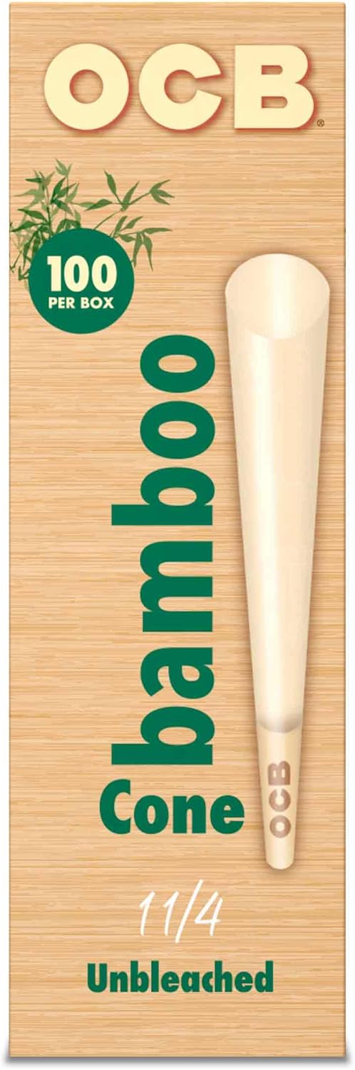 100pk Bamboo 1 1/4 Cones OCB