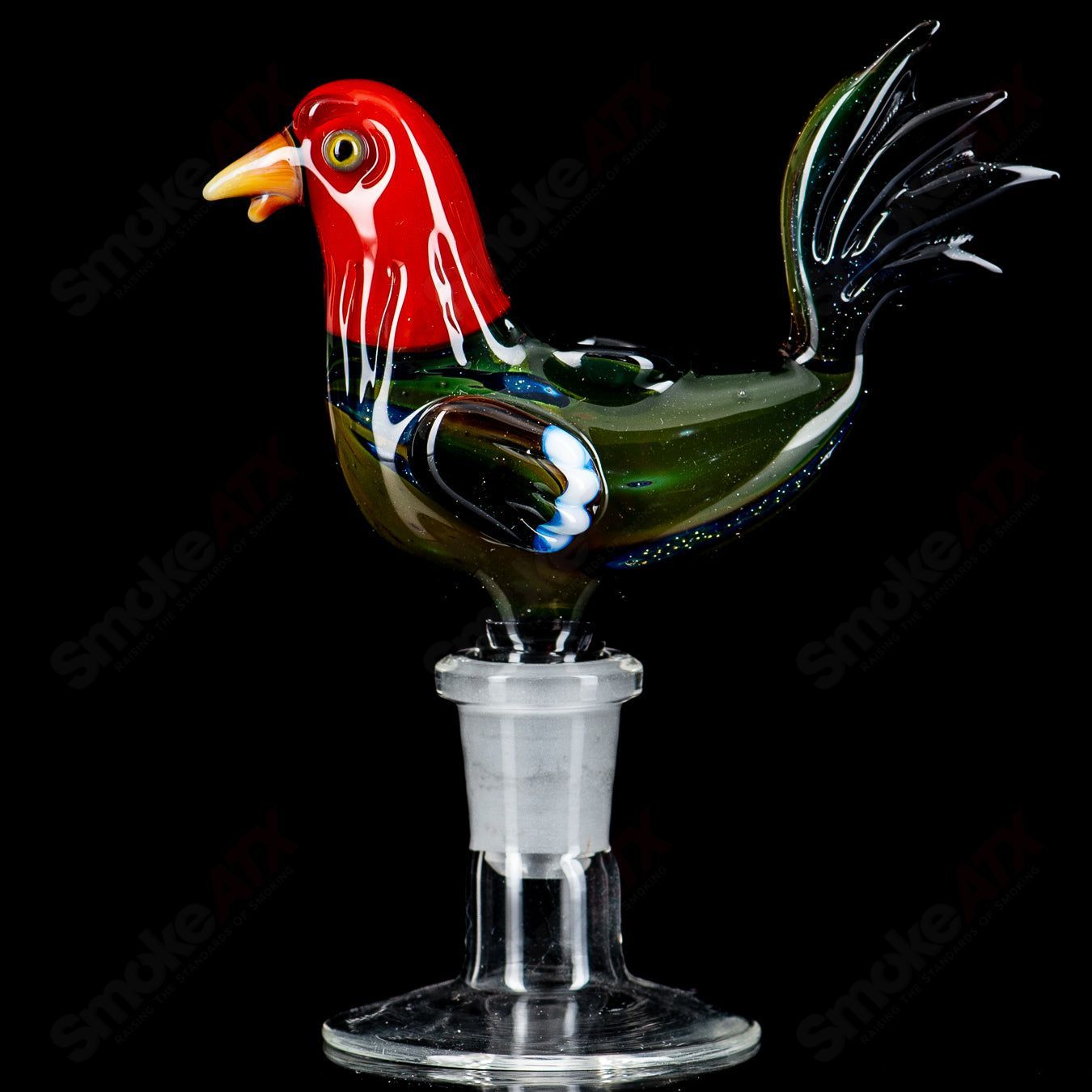 Cock bowl/slide Burtoni Glass - Smoke ATX