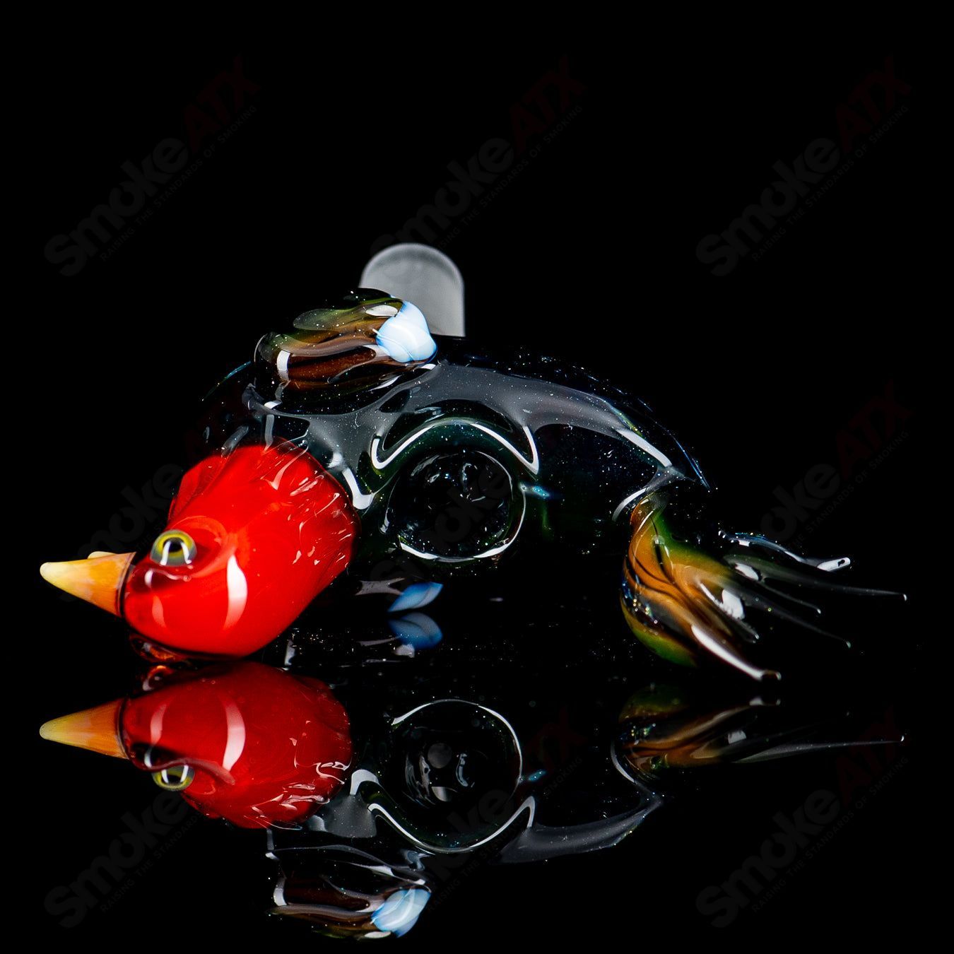 Cock bowl/slide Burtoni Glass - Smoke ATX