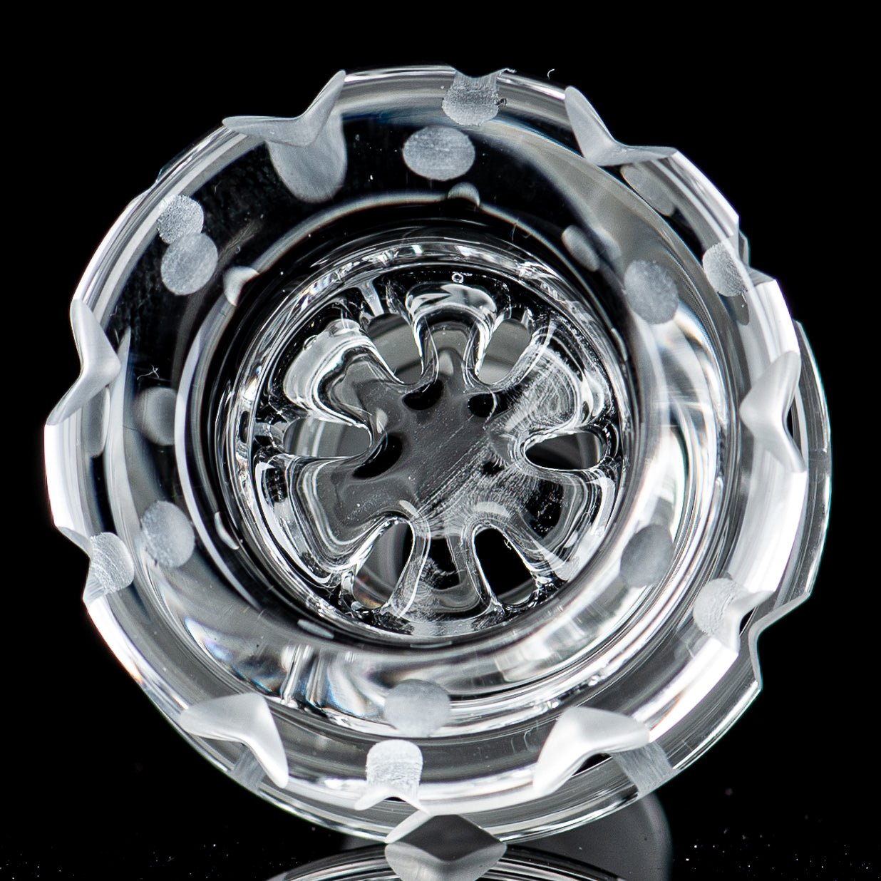 Coldwork 19mm Clear Multi Hole V2 Bowl Mobius - Smoke ATX