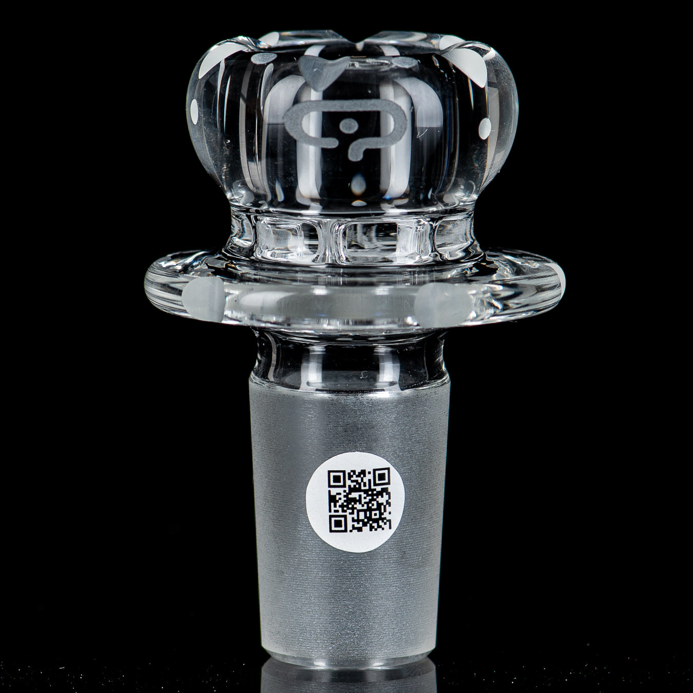 Coldwork 19mm Clear Multi Hole V3 Bowl Mobius
