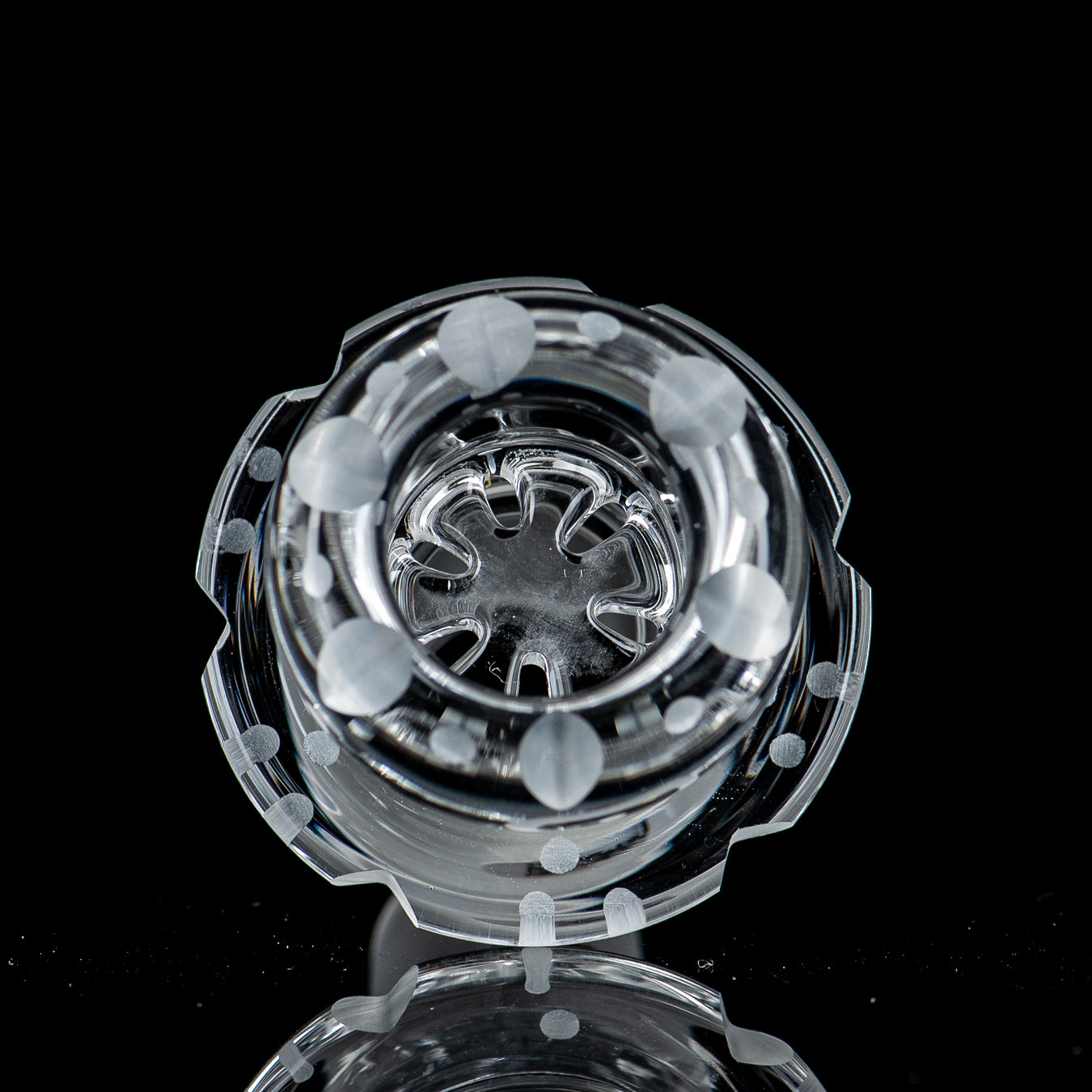 Coldwork 19mm Clear Multi Hole V3 Bowl Mobius