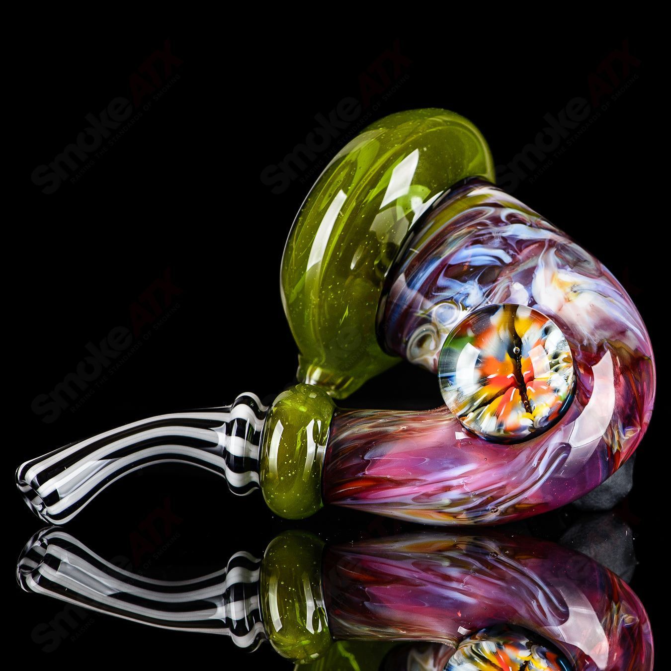 Color Marble Sherlock w/ Quatrefoil Tye - Die Mib by JMass - Smoke ATX