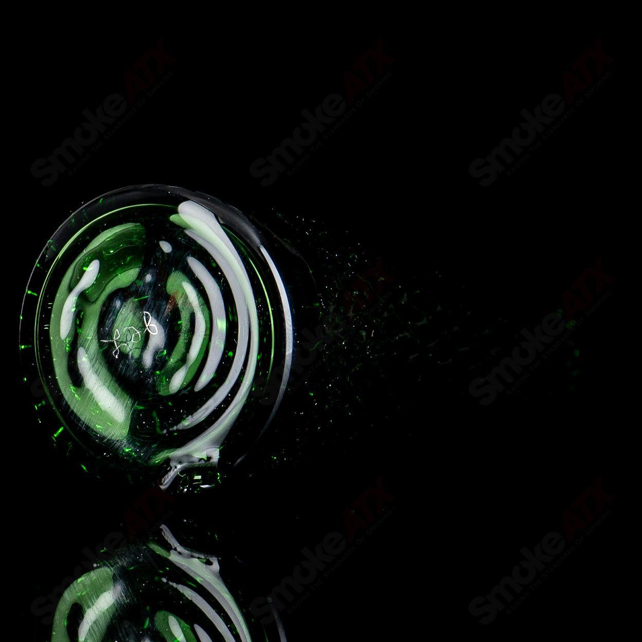 Cone Emerald Green Diamond Tech Dry Puffco Top James Lang - Smoke ATX