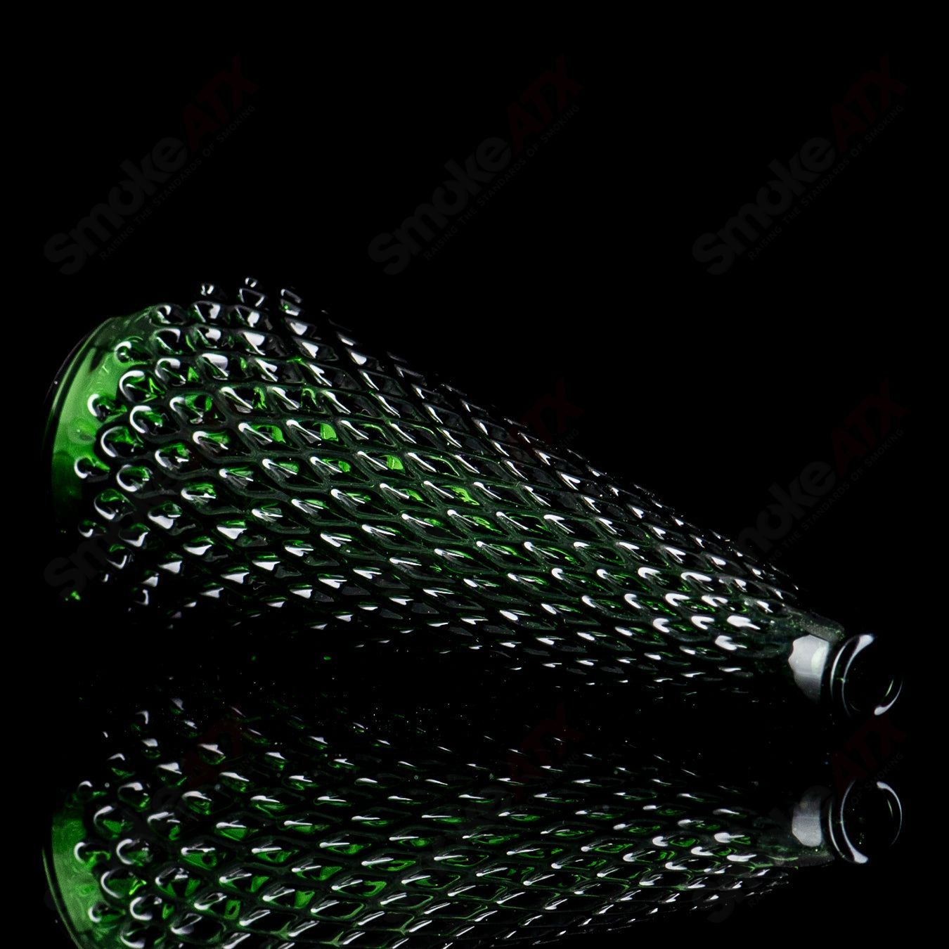 Cone Emerald Green Diamond Tech Dry Puffco Top James Lang - Smoke ATX
