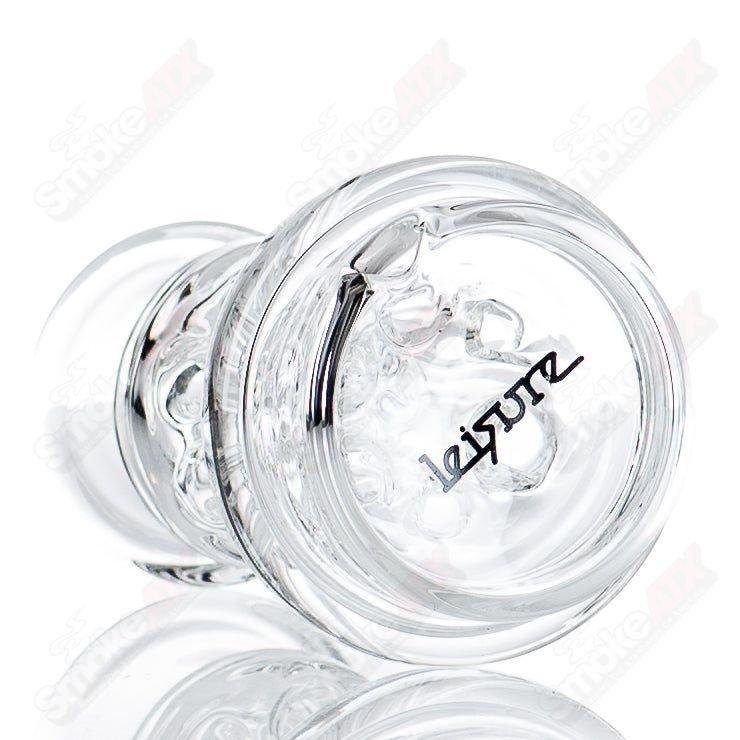 Classic Logo 6 Pillar Dry Puffco Top Leisure Glass - Smoke ATX 