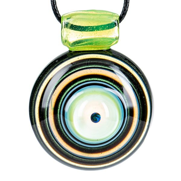 #4 Opal Encalmo Pendant by Doug Zolbert Glass - Smoke ATX 
