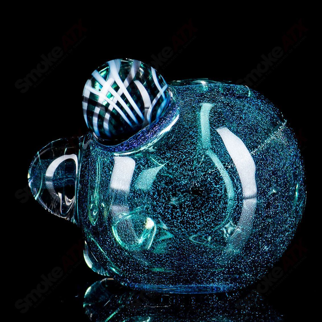 #4 Medium Dichro Spoon (Over Lake) by SPG - Smoke ATX