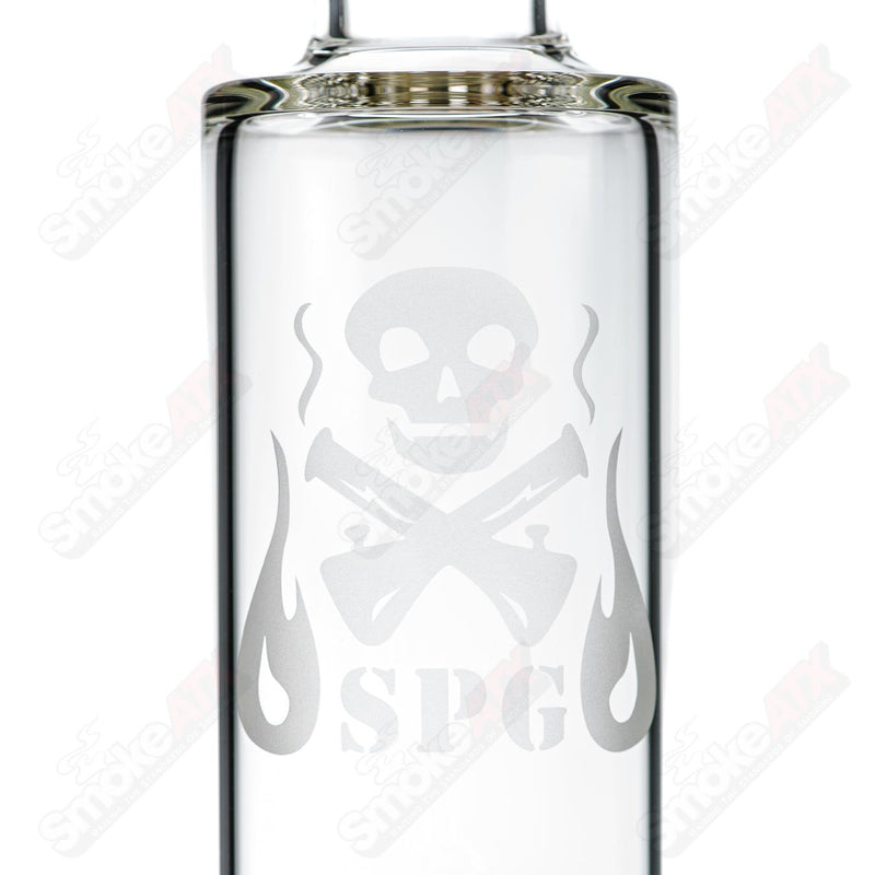 15in Clear Puck Perc Tube SPG - Smoke ATX