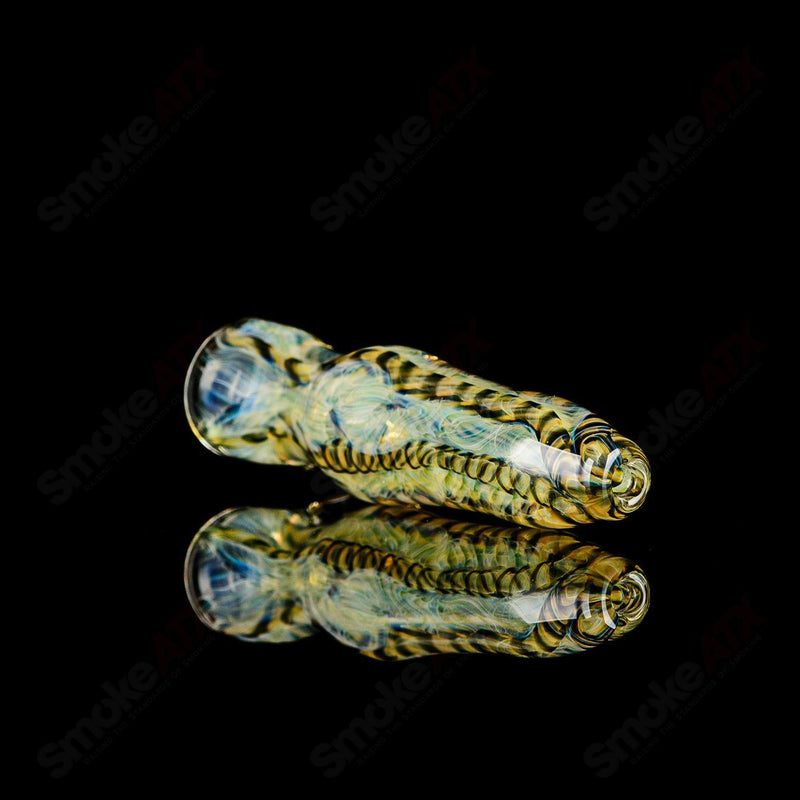 #12 I/O Worked Chillum Signed - JMK Glass
